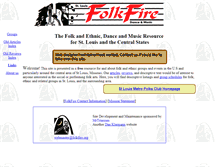 Tablet Screenshot of folkfire.org